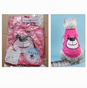 4/$30 New Pink "Bear Face" Tank Top - Size XS